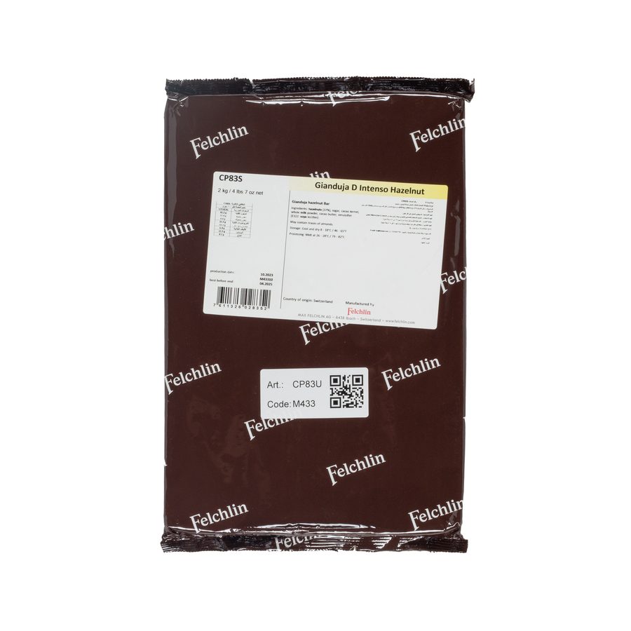 Felchlin Gianduja Dark Intenso Hazelnut